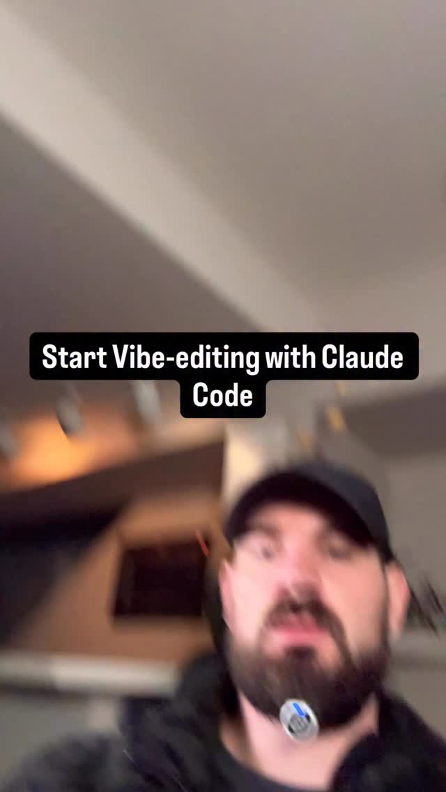 Editing has gotten a whole lot easier now that we can speak to edit out videos…