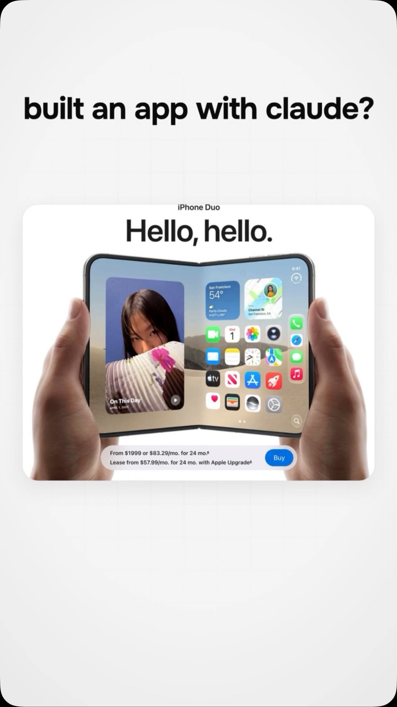 iPhone Duo went on sale yesterday, and the people who just paid $1,999 for a…
