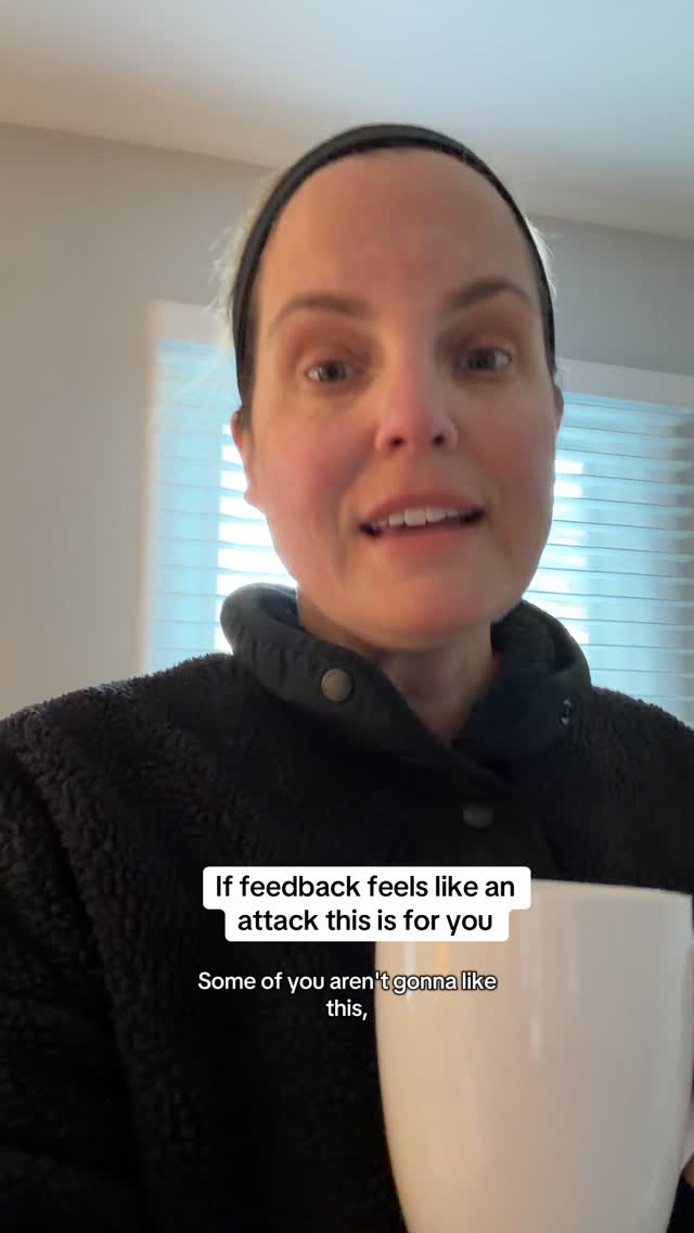If feedback instantly feels like criticism this video is for you.